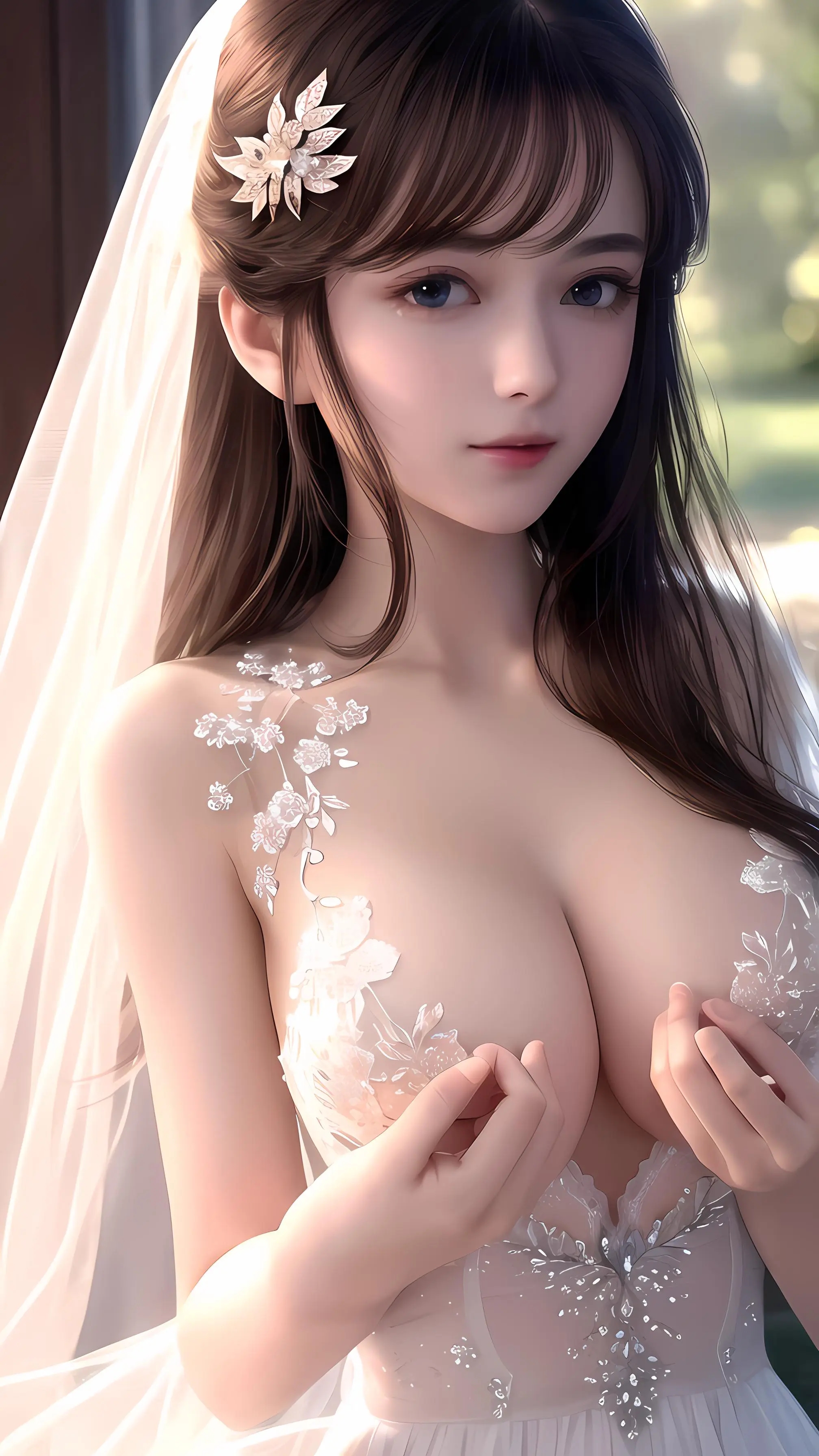 AI新娘 白色婚纱 [持续更新800+MB]-爱情海